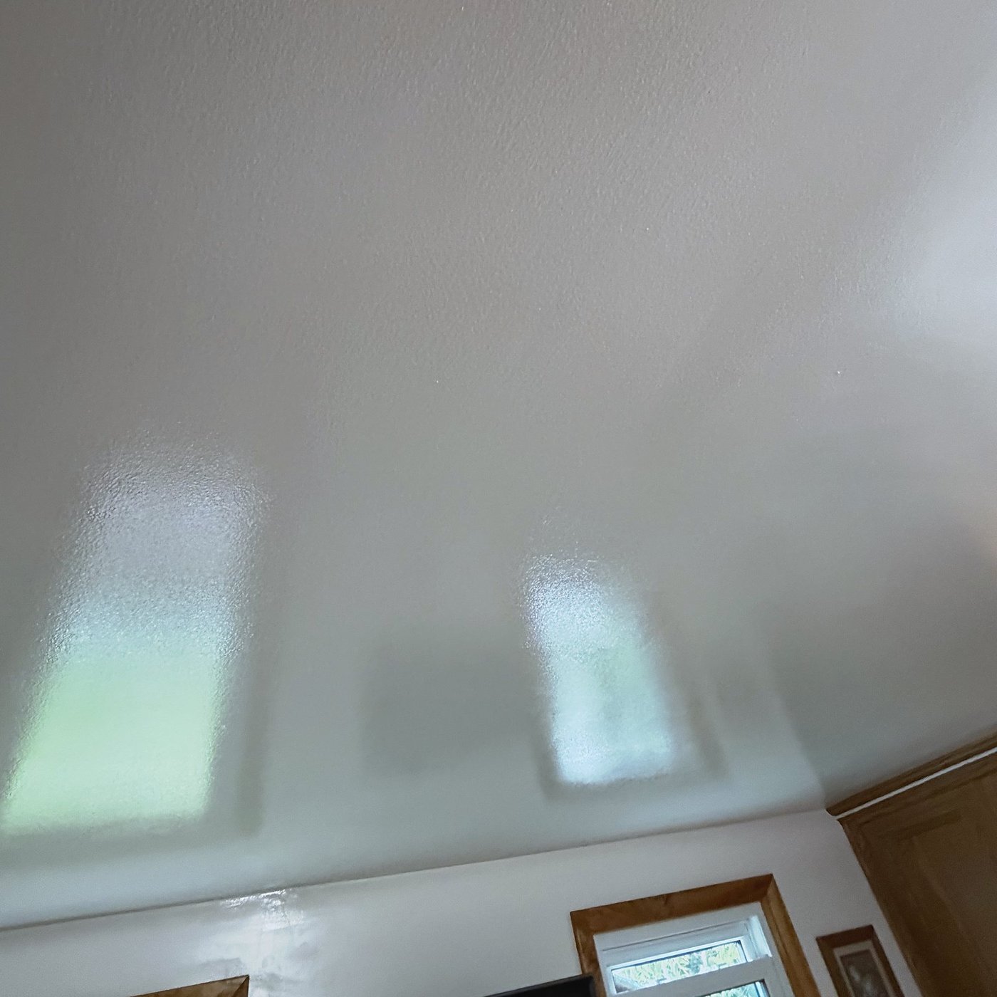 Ceiling crack repair, after